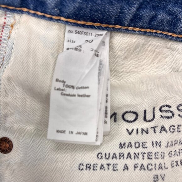 NWT Moussy Vintage Siena Straight Jeans Size 30 Cotton Light Wash Button Fly - Picture 15 of 16